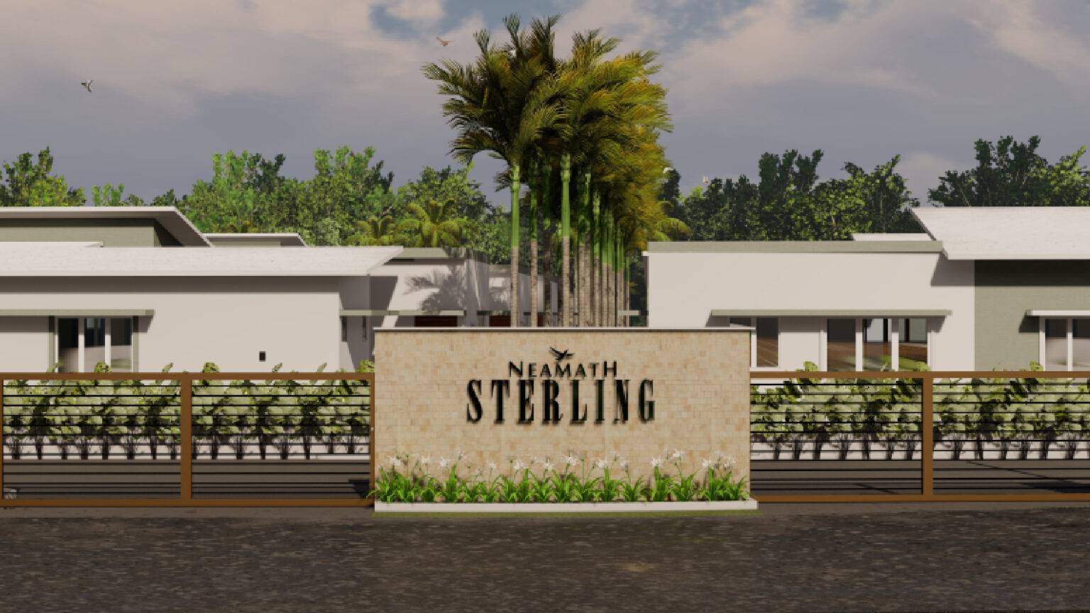 Gated community villa Ottapalam by Neamath Group