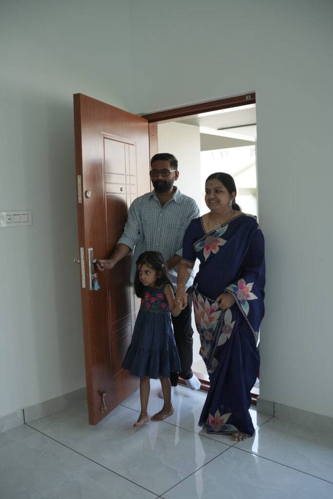 )Home owners embarking on a new journey at Neamath Villas